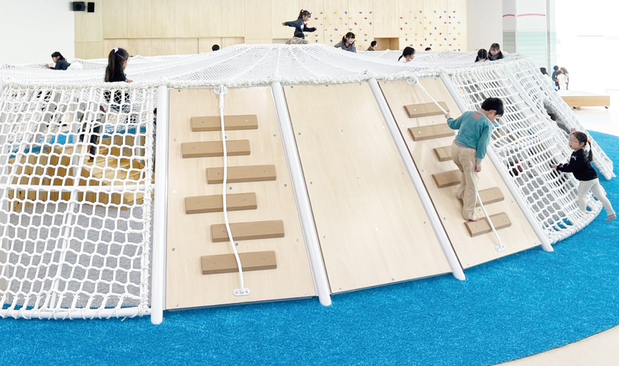 キッズエリア内覧会の様子